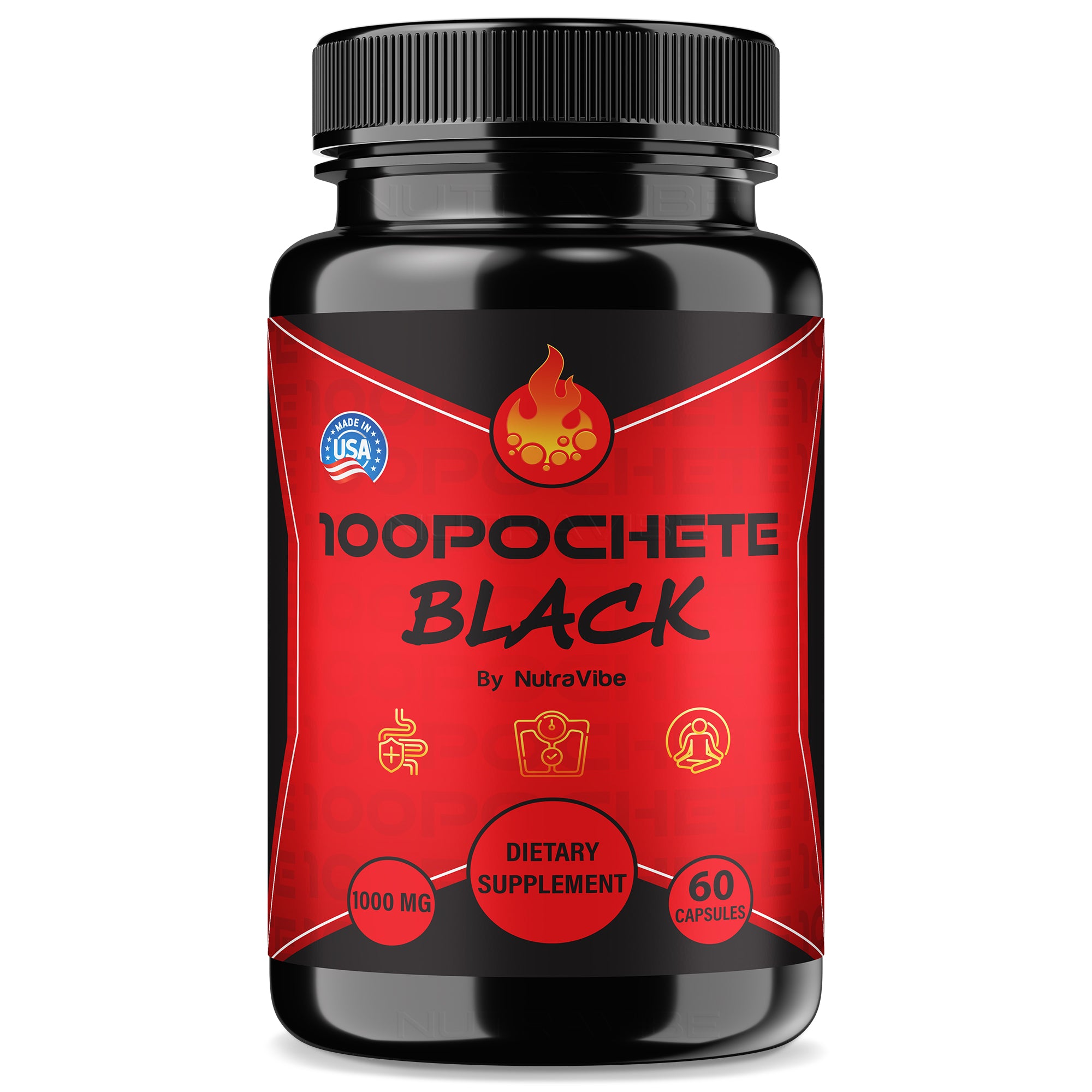 NutraVibe - 100Pochete Black