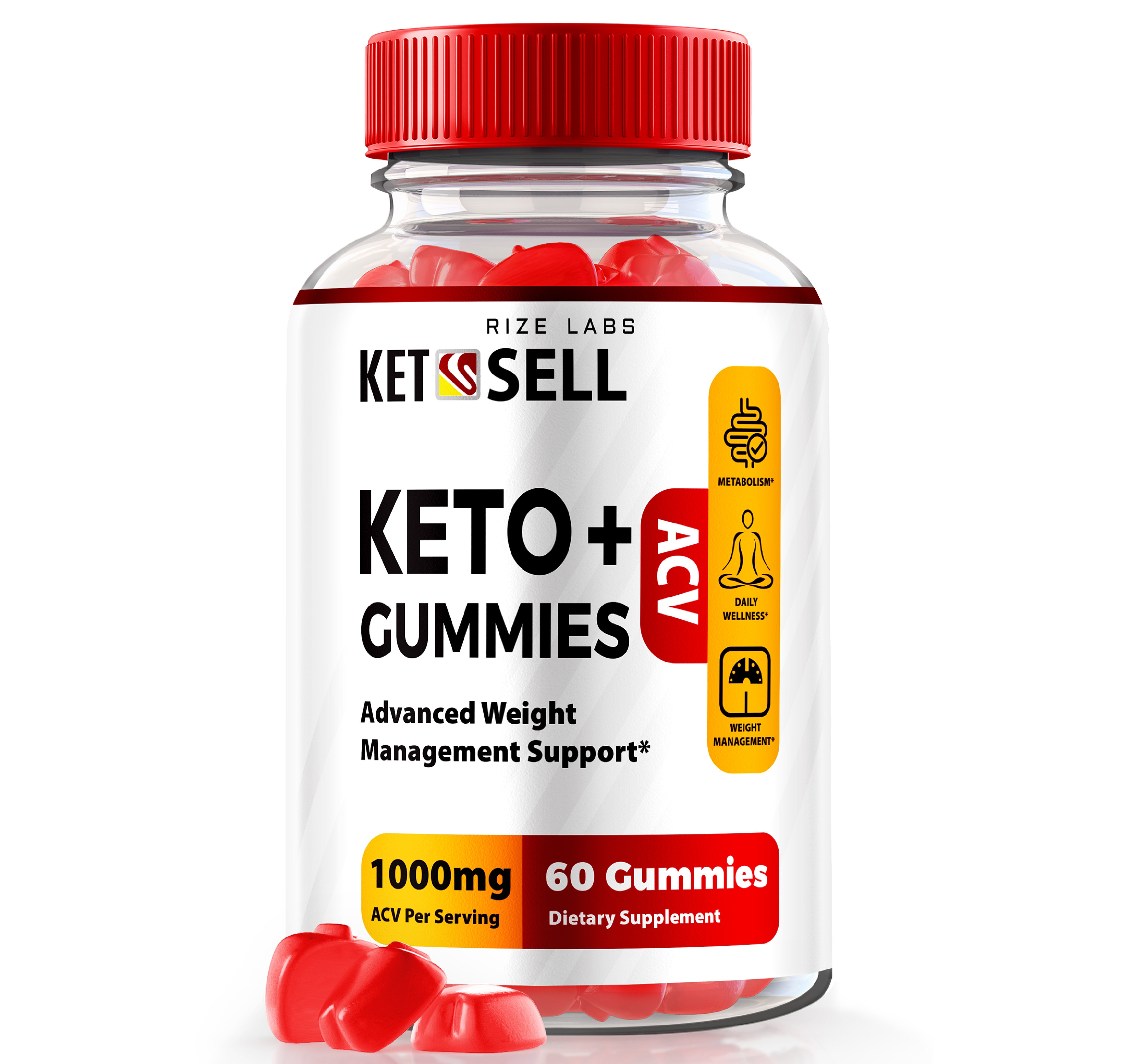 Rize Labs - Ketosell Keto ACV Gummies