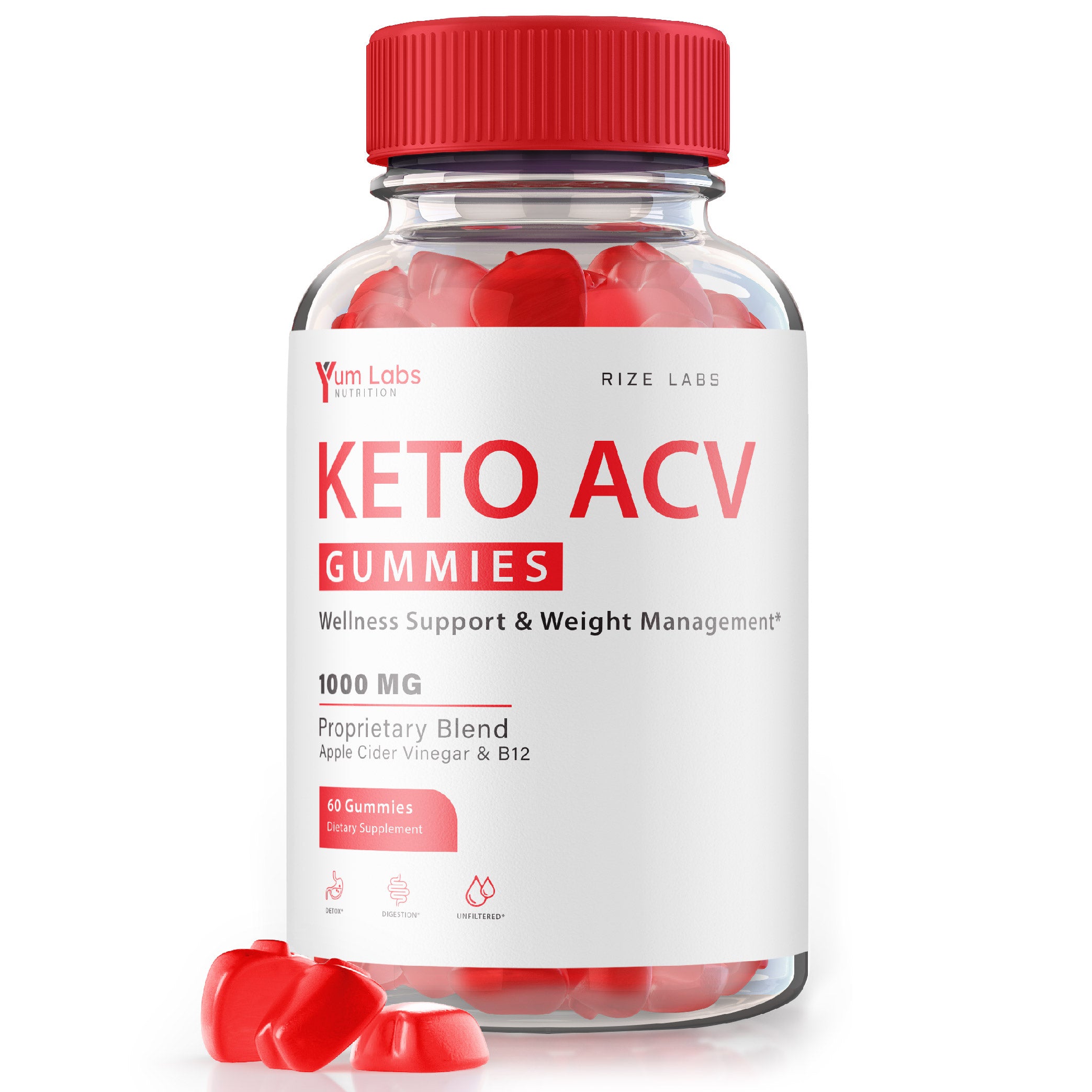 Rize Labs - Yum Labs Keto ACV Gummies