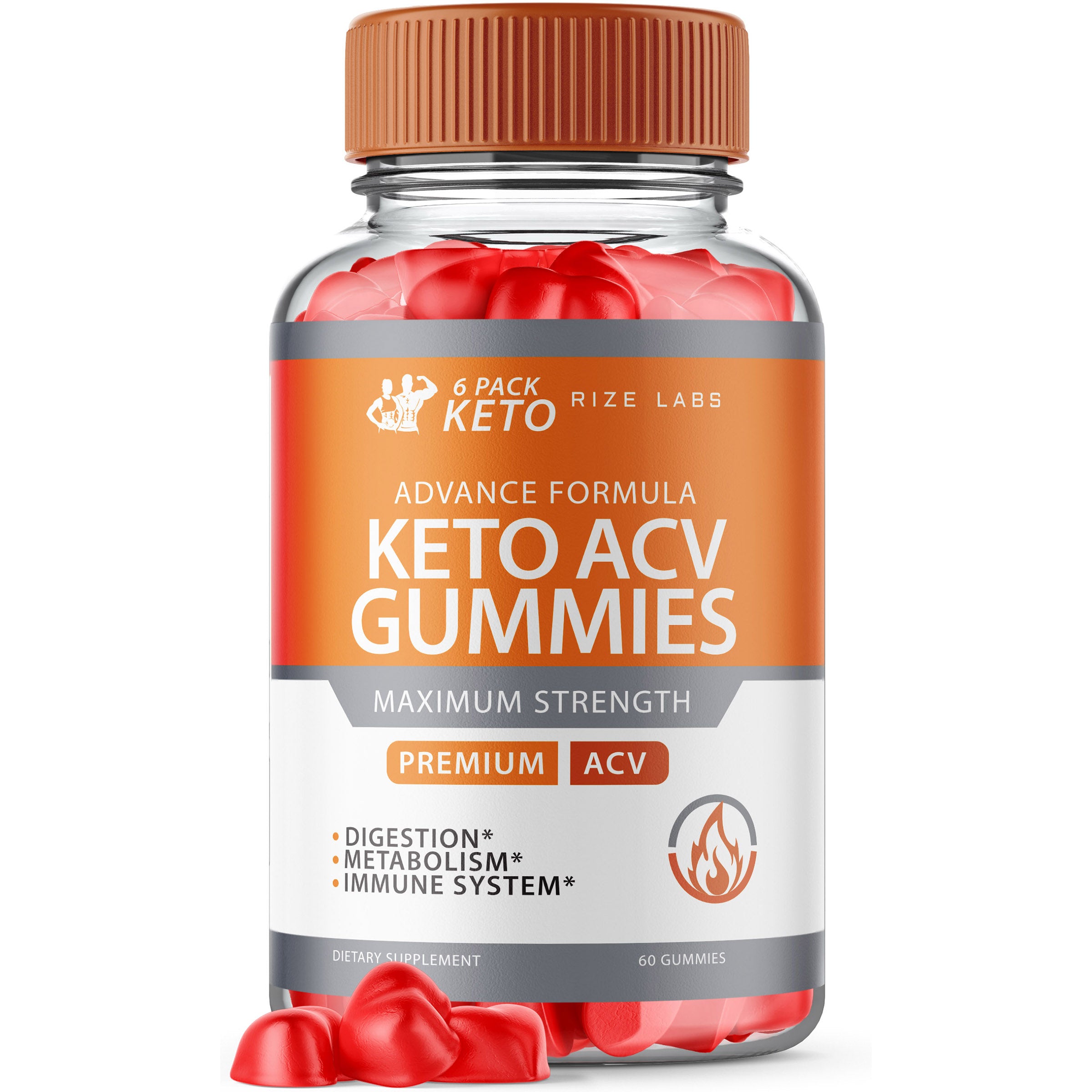 Rize Labs - 6 Pack Keto ACV Gummies