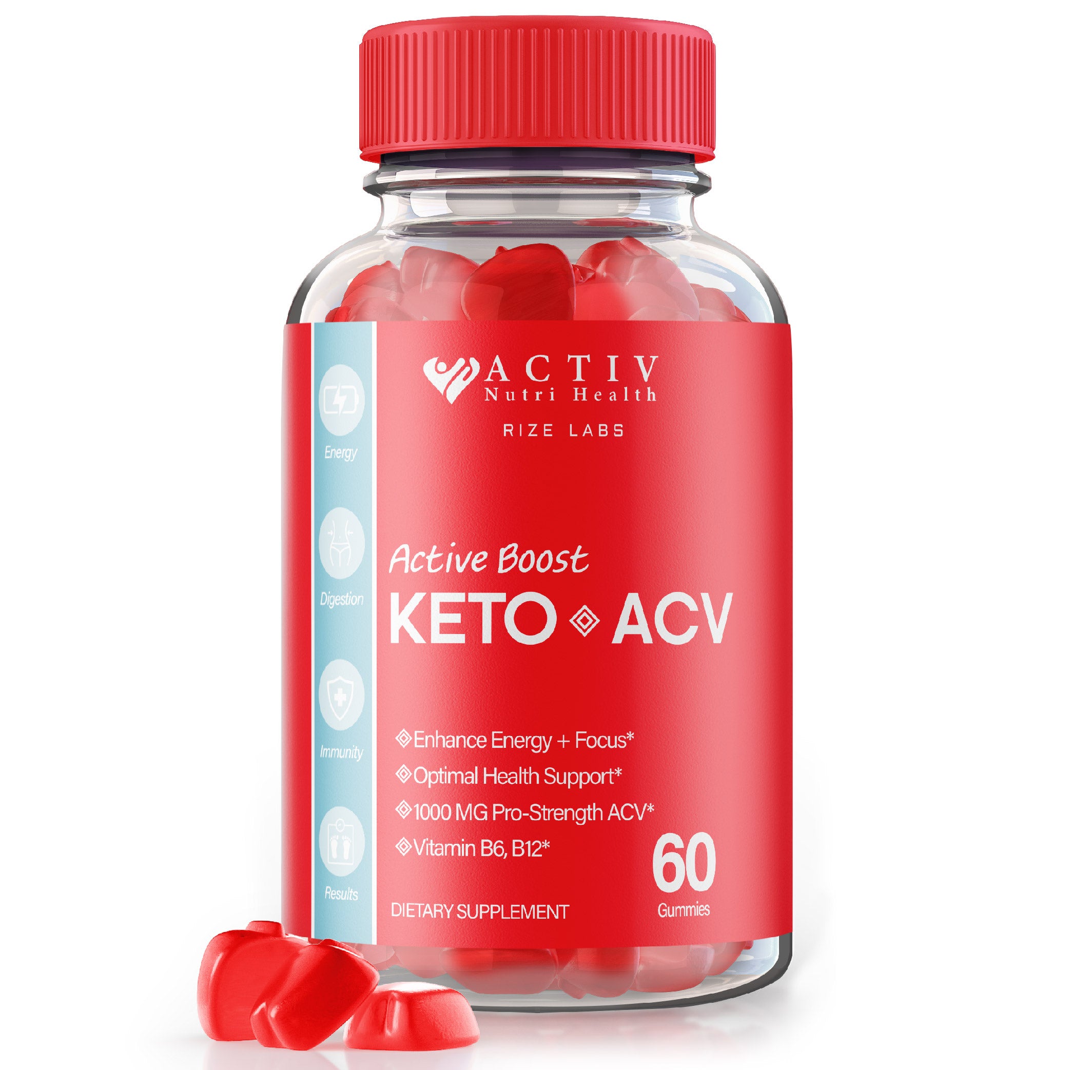 Rize Labs - Activ Nutri Health Keto ACV Gummies