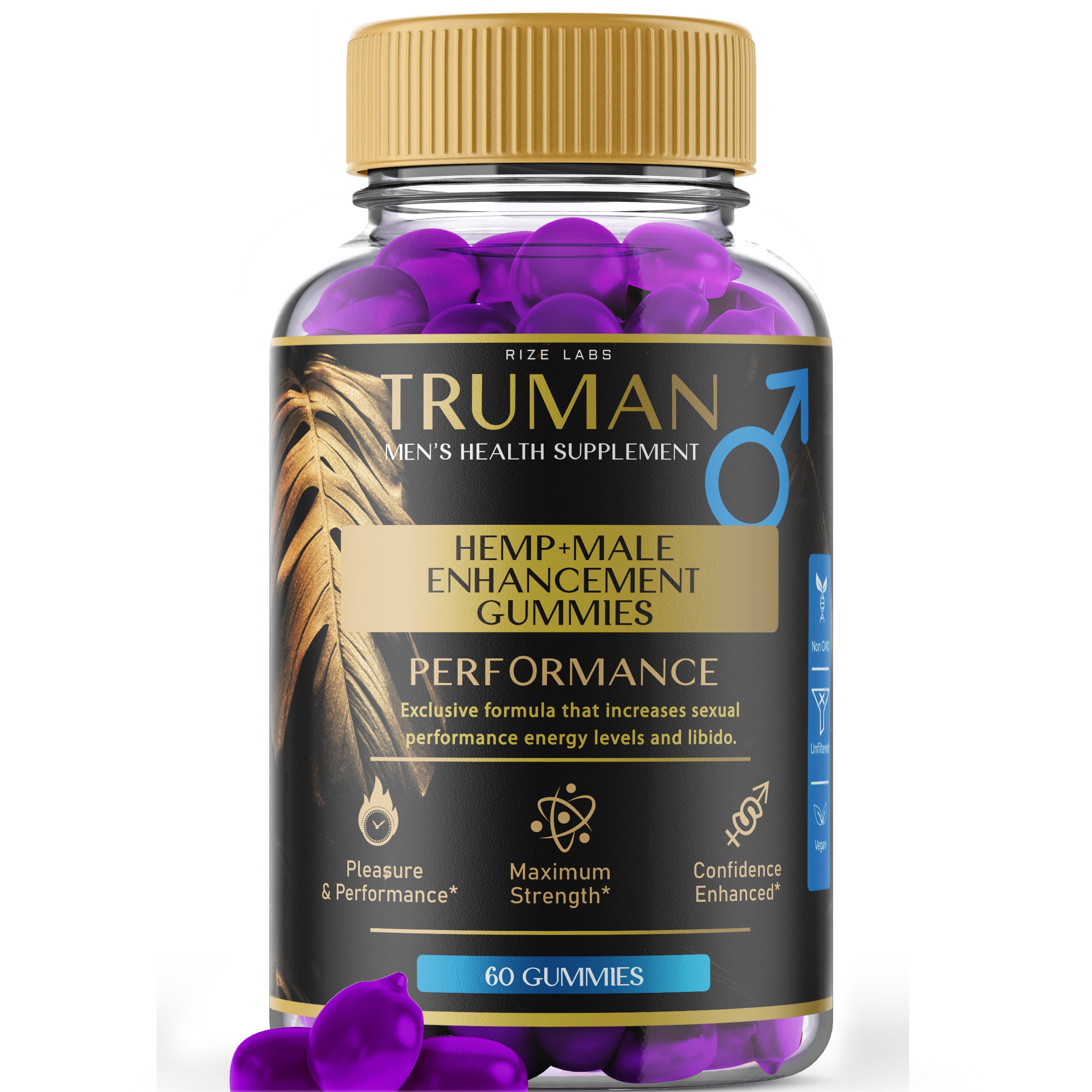 Rize Labs - Truman Hemp Male Enhancement Gummies
