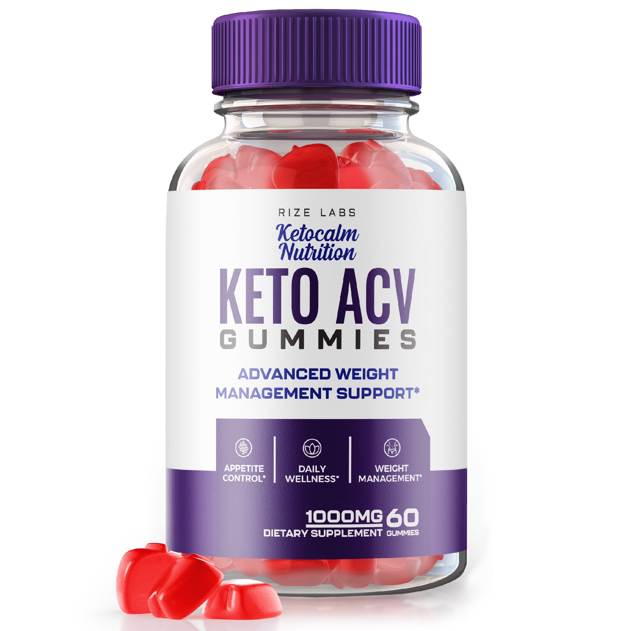 Rize Labs - Ketocalm Nutrition ACV Gummies – rizelabs